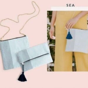 Tribe Alive ‘Sea’ Foldover Clutch/Crossbody